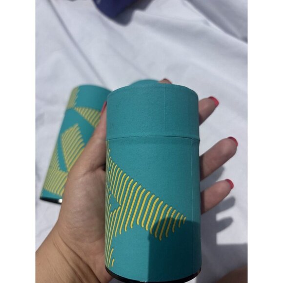 Lot Of Two 3 Teavana Tea Containers Blue New CLEAN - Picture 4 of 4